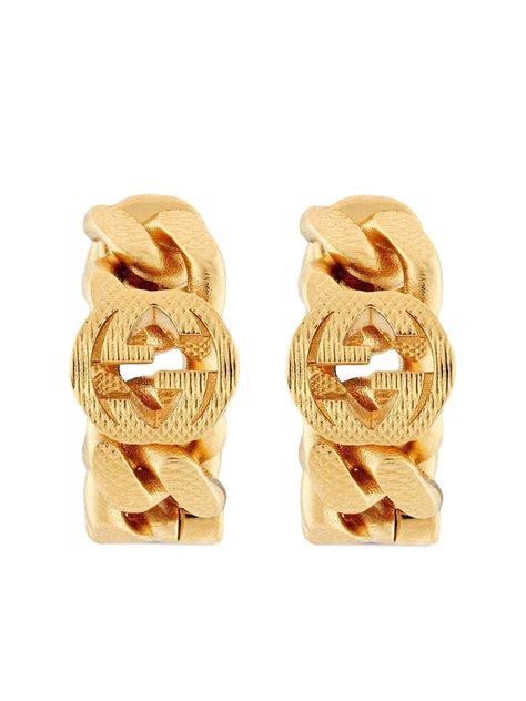 gucci earrings price south africa|gucci interlocking earrings gold.